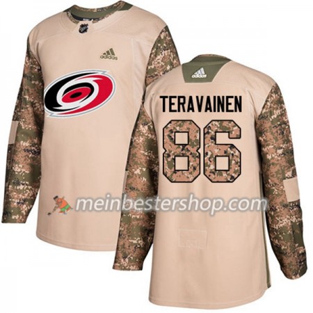 Carolina Hurricanes Teuvo Teravainen 86 Adidas 2017-2018 Camo Veterans Day Practice Trikot Authentic - Herren Carolina Hurricanes Teuvo Teravainen 86 Adidas 2017-2018 Camo Veterans Day Practice Trikot Authentic - Herren